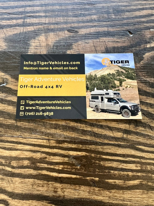 Tiger Ambassador Business Card