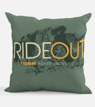 Ride Out throw pillow