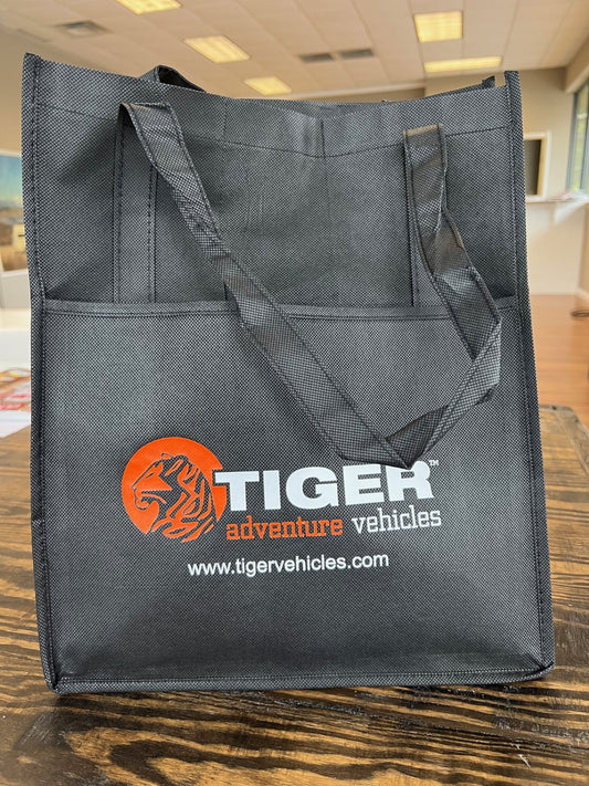 Tiger bag: orange & black